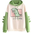 thumbnail image 2 of YUUOKPO Sudadera con capucha de dinosaurio Kawaii Sudadera con capucha linda para adolescentes, 2 of 5