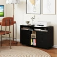 thumbnail image 4 of Costway File Cabinet with Lock 4 Drawers Fits Files A4/Letter Size Adjustable Shelf Black, 4 of 10