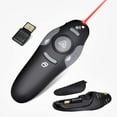 thumbnail image 1 of Wireless Presentation Clicker for PowerPoint Presentations, USB Dongle Wireless Presenter Remote with Laser Pointer Slide Clickers for Mac/Windows/Linux, Computer/Laptop, Google Slide/PPT/Keynote, 1 of 5
