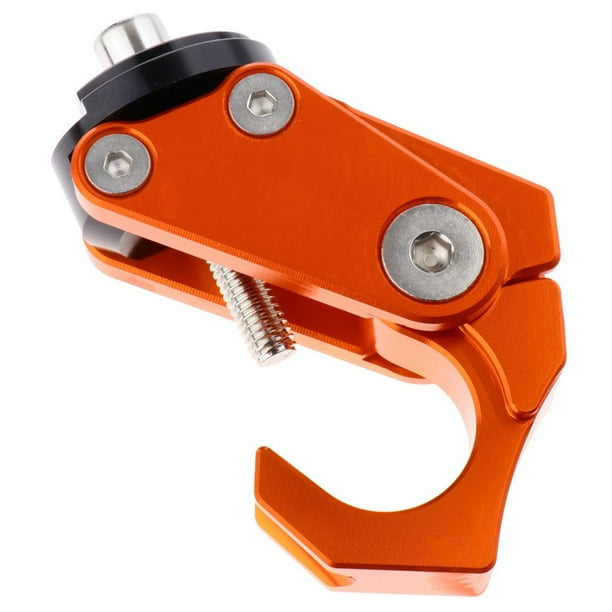 Gancho de gancho portátil para motocicleta Gancho conveniente, grandes ganchos multiusos naranja Sharpla Gancho para equipaje de la motocicleta