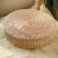 thumbnail image 4 of 2 Pcs Coussin d'Assise en Paille Tapis de Sol Rond Coussin d'Assise Coussin d'Assise Universel Maison Yoga Tapis d'Assise Fournitures Baohd, 4 of 8