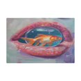 thumbnail image 2 of Goldfish in Bubble Inside Mouth Dish Drying Mat 12"x18" Kitchen Counter Dish Pad Microfiber Absorbent Drainer Rack for Coffee Bar, 2 of 6
