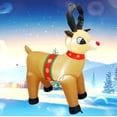thumbnail image 1 of Decoraciones inflables navideñas con ciervos de 1.2 m Ycolnaefllr, 1 of 9