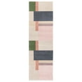 thumbnail image 5 of SAFAVIEH Orwell Lucille Abstract Area Rug, Ivory/Charcoal, 5'3" x 5'3" Round, 5 of 9