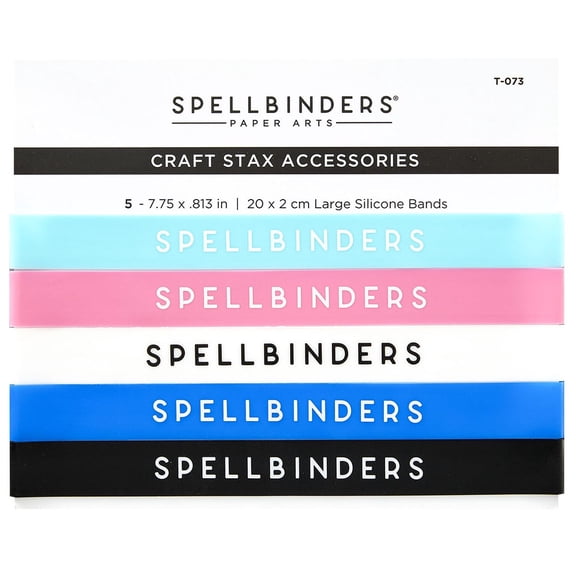 Spellbinders Craft Stax Silicone Bands-Large