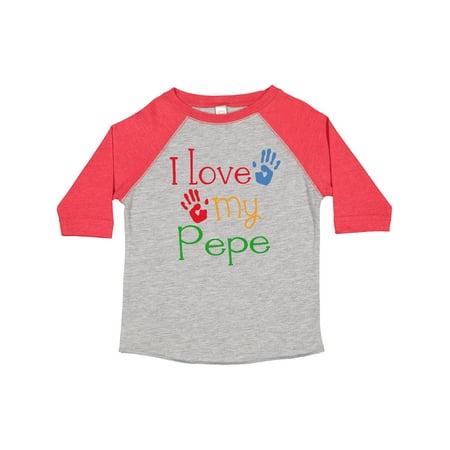

Inktastic Pepe Grandkids Handprints Gift Toddler Boy or Toddler Girl T-Shirt