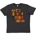 thumbnail image 3 of Inktastic Thanksgiving Gobble Time Turkey Youth T-Shirt, 3 of 5