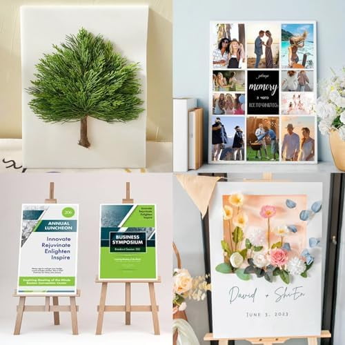 Tekola 10 Pack Foam Boards 11" x 14", 5mm Thickness Styrofoam Core for Crafts, White Poster Vision Presentation Mat Board