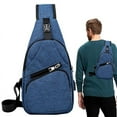 thumbnail image 4 of Waterproof Sling Bag For Men Women Crossbody Chest Bag Daypack Lightweight Multipurpose Shoulder Bag Backpack With USB Port, 4 of 17