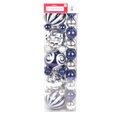 thumbnail image 2 of Esferas Holiday Time Con 41 piezas color Azul y Plata, 2 of 4