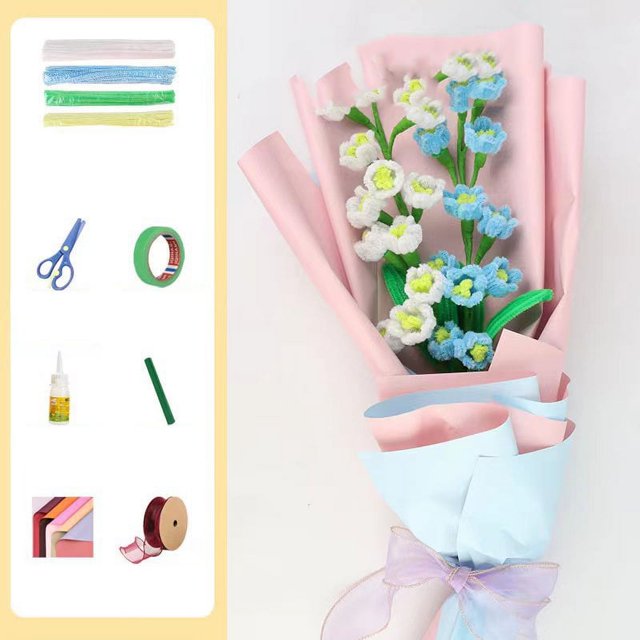 Limpiadores De Tuberías De Tallos, Coloridos, Exquisitos, Hermosos, Flexibles, Duraderos, Limpiador De Tuberías Artesanales, Juguetes Hechos A Mano