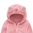 thumbnail image 2 of TIHLMK Baby Outerwear Toddler Baby Winter Jacket Cotton Windproof Warm Winter Coats Cute Hooded Jacket Plush Cute Bear Ears, 2 of 7