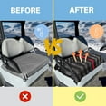 thumbnail image 4 of HUIACONG Firefighter Flag Golf Cart Covers Seat Non-Slip Breathable Golf Cart Seat Covers Two-Person Comfortable Portable Protection Interior Accessories For EZGO Yamaha Club Cars, 4 of 7