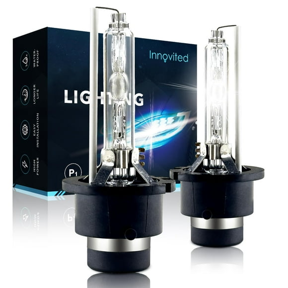 Bombillas HID de xenón para faros delanteros Innovited D4S 6000 K, color blanco frío