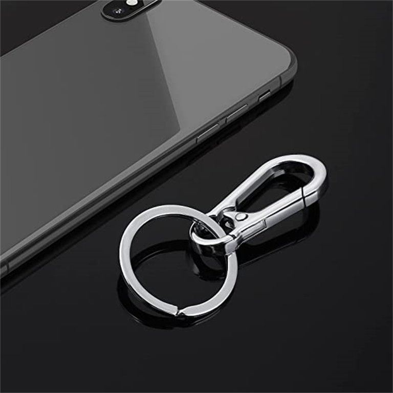 6 Pack Metal Carabiner Clip Keychain Keyring Key Ring Chain Holder