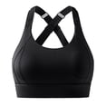 thumbnail image 3 of Sakmal Push Up Sport Bras for Women Racerback Yoga Fleece Lined Womens Crop Tops 3X, 3 of 4