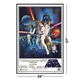 thumbnail image 3 of Star Wars: Episode IV - A New Hope - Framed Movie Poster (Regular Style C) (Black Aluminum Frame), 3 of 6