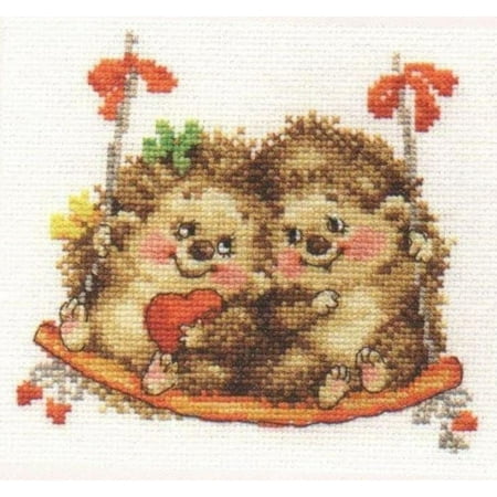 UPC: 4610009342023 | On the swings 0-115 Counted Cross-Stitch kit by Alisa