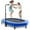 Blue, variant on Foldable Trampoline, Mini Rebounder Trampoline with Adjustable Handle, Exercise Trampoline, Parent Child Trampoline Max 220lbs