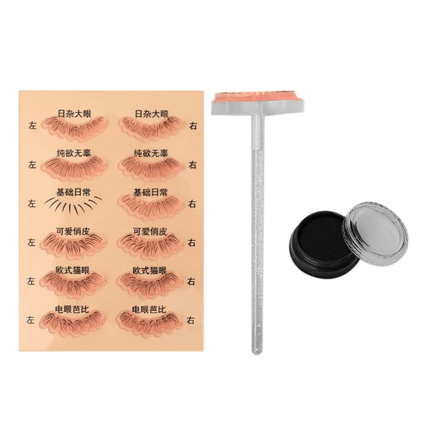 Maquillaje rápido perezoso debajo de la plantilla de pestañas, estampador debajo de las pestañas, herramienta de maquillaje de ojos, herramienta de