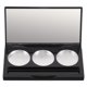 thumbnail image 5 of Paleta de maquillaje recargable JMXIANG DIY, 3 compartimentos, soporte magnético vacío para sombras de ojos, contenedores para almacenar cosméticos, 5 of 6