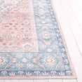 thumbnail image 6 of SAFAVIEH Arizona Kade Medallion Polyester Area Rug, Rust/Aqua, 3' x 5', 6 of 13