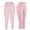 Pink, variant on Women's High Waist Yoga Capris Leggings, Soft Stretchy Workout Fitness Cropped Pants with Pockets Red 3XL