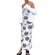 thumbnail image 4 of VISgogo Vestido Casual Femenino, Estampado Floral Sin Mangas Tirantes Finos Hasta el Tobillo Traje de Verano de una Pieza para Damas, S/M/L/XL VISgogo  moda, 4 of 9