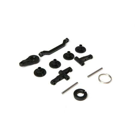 Dc Servo Drive - Force RC Servo Saver Set with Bell Crank and Posts: 1/10 4wd All, FCESS231005