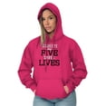 thumbnail image 4 of Squeeze With Five Saves Lives Hoodie Sweatshirt Women Brisco Brands S, 4 of 6