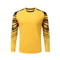 thumbnail image 2 of Haitryli Kids Boys Soccer Jersey Lightweight Long Sleeve Goalkeeper Jersey Football Goalie Training Shirts Orange XS/160, 2 of 4