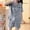 Blue, variant on 2 Piece Silk Satin Pajamas Sets for Women Soft Comfy Short Sleeve Button Down Pjs Sets Sleepwear L