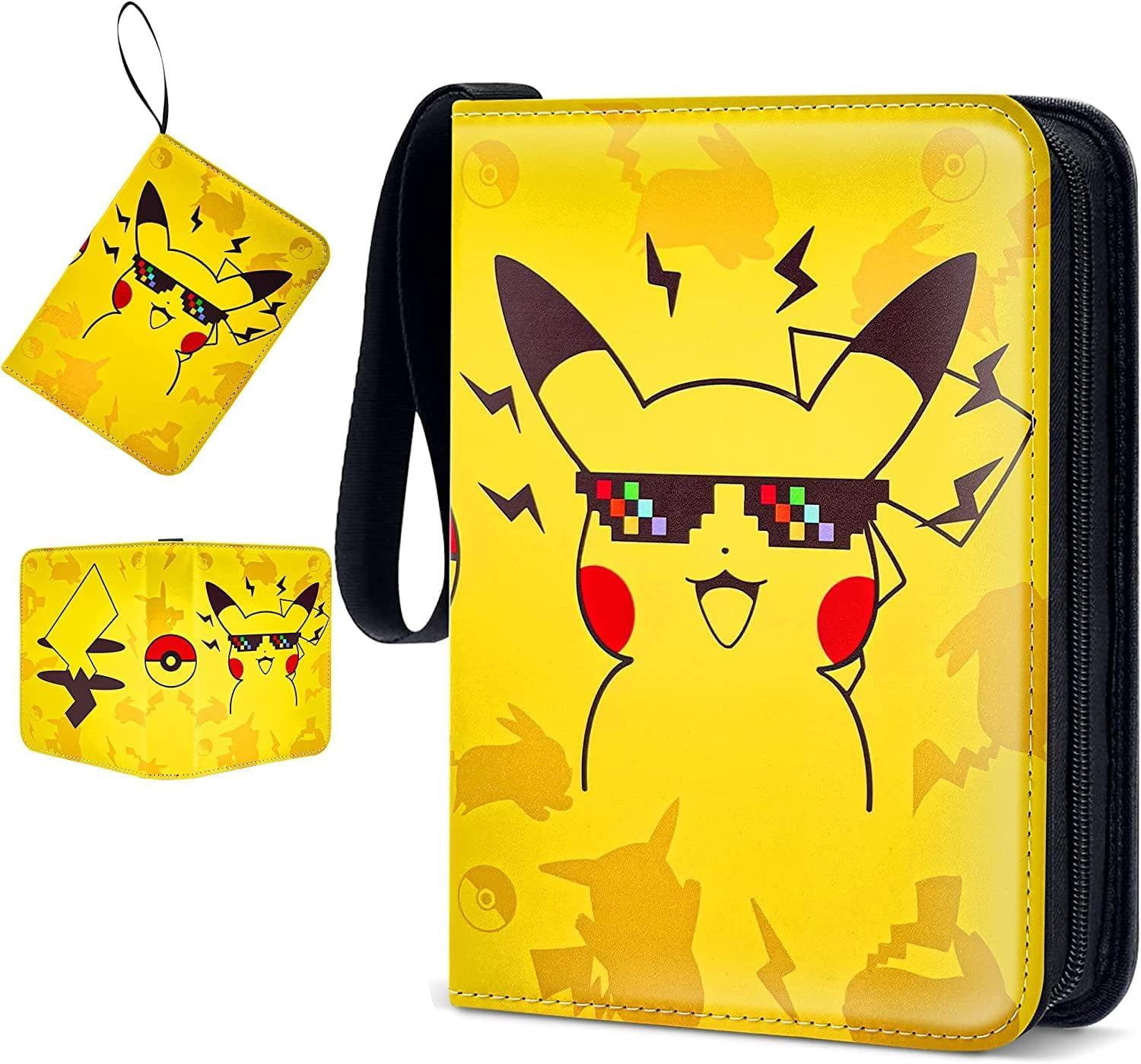 Trading Card Binder for Collectors, Card Book Holder with 4Pocket Fits