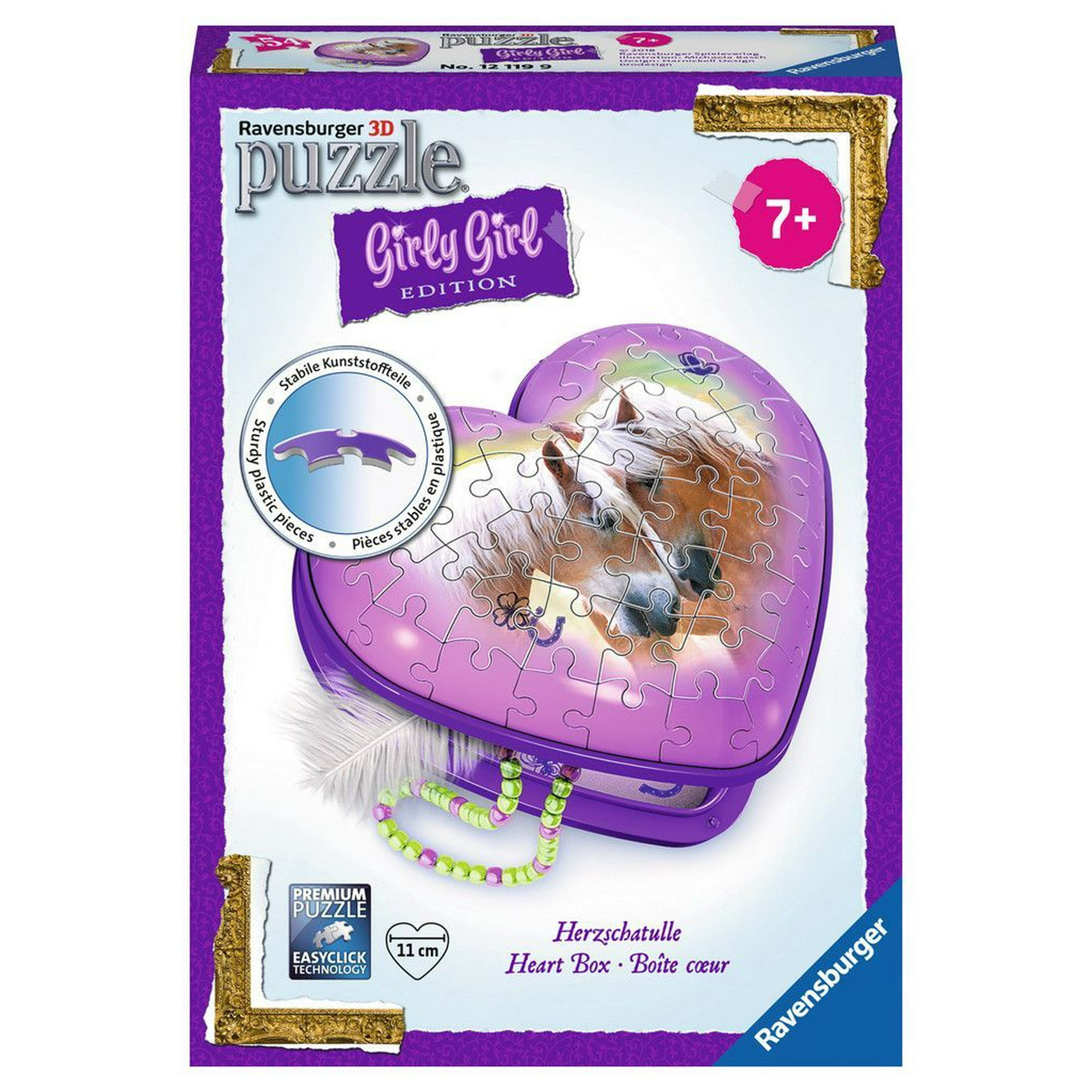 Ravensburger Girly Girl Edition Horse Heart Case 54 Piece Puzzle Walmart Canada