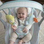 Ingenuity Swing n Go Portable 5-Speed Baby Swing Infant Seat with Music - Hugs & Hoots (Unisex)