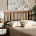 thumbnail image 4 of Bowery Hill Modern Rubber Wood/Engineered Wood Full Size Headboard in Ash Walnut, 4 of 8