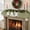 Green, variant on Christmas Mantle Scarf 60x17 Inch, Easter Bunny Fireplace Christmas Decorations Cover Runner, Cute Rabbit Family Vintage Red Abstract Christmas Mantel Decorations Xmas Holiday Mantel Scarves