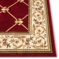 thumbnail image 6 of Well Woven Patrician Trellis Red French European 2'3" X 7'3" Runner Rug Stain, 6 of 8