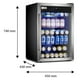 thumbnail image 3 of Frigobar Refrigerador Acero Inoxidable 85 Latas 2.4pies 70l Bar Frigoaceros frigobar, electrodomestico, mediano, 3 of 8