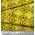 thumbnail image 3 of Soimoi Velvet Fabric Filigree Damask Fabric Prints By Yard 58 Inch Wide, 3 of 3