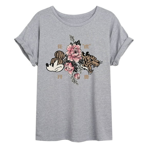 Mickey & Friends - Mickey Year of The Tiger Design - Women's Oversized T-Shirt
