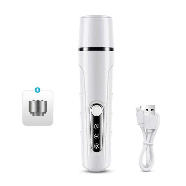 Electric Pet Nail Grinder with LED Light Professional 3-Speed Electric Rechargeable Nail Trimming Machine for Small Medium Large Pet