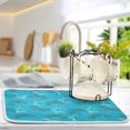 thumbnail image 5 of Summer Floral Lemon Kitchen Drying Mats for Dishes Kitchen Draining Mat Absorbent Dish Drying Pad for Kitchen Counter 18 x 24 Inch, 5 of 6
