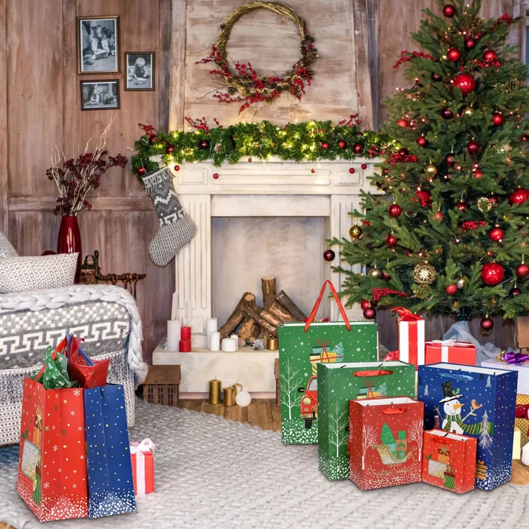 Christmas Gift Bags | Christmas Gift Bags Bulk