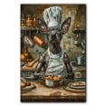 thumbnail image 3 of Funny Dog Kitchen Wall Art - Dining Room Wall Decor - American Hairless Terrier Cooking Food Canvas Prints for Farmhouse Kitchen Decor, Modern Restaurant Painting Artwork, 3 of 6