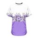 thumbnail image 3 of Fiudx Ofertas Relámpago Camiseta de Manga Corta Grande con Cuello Redondo Plisada y Cintura de Manga Corta Informal a La Moda para Mujer, 3 of 5