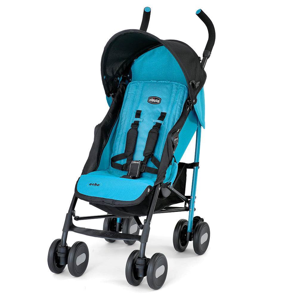 turquoise stroller