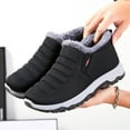 thumbnail image 6 of Ceangrtro Winter Men Snow Winter Snow Boots for Men Size 12 Boots Flat Bottom Non Men Snow Boots Size 14 Waterproof Solid Color 39, 6 of 9