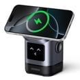thumbnail image 1 of Cargador Inalámbrico UGREEN UNO 15W Qi2 Ajustable Magnético para iPhone y AirPods, 1 of 9