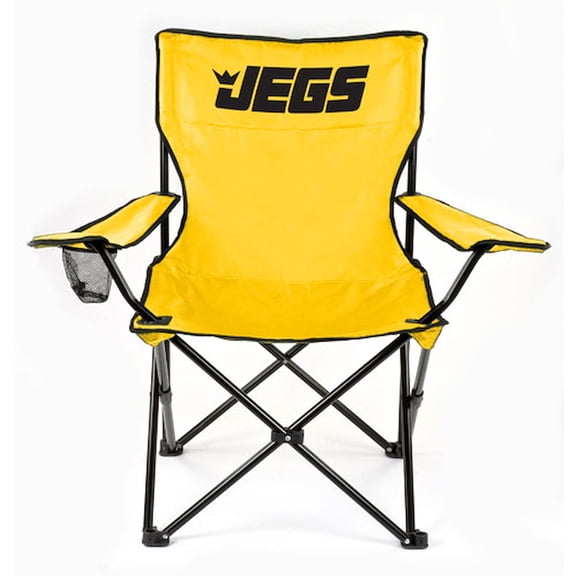 JEGS Folding Chair [Yellow with JEGS Logo]